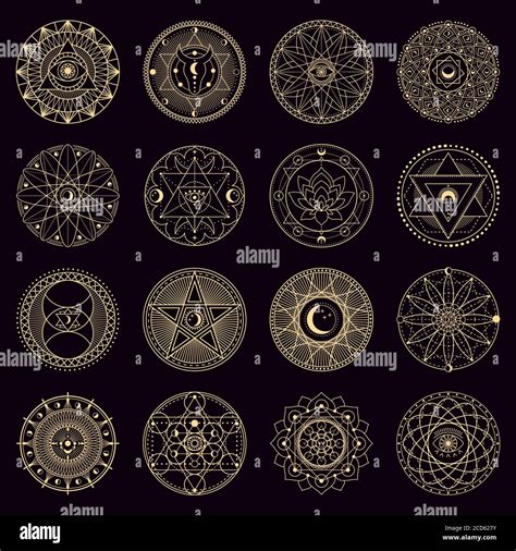 Mysterious spell symbols